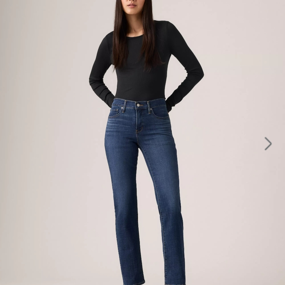 Levi's Women's Straight Leg Jeans in Classic Blue